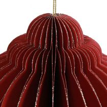Artikel Kerstdecoratiepapier Kerstboomversiering Bordeaux H20cm