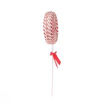 Artikel Kerstdecoratie Rood Wit Lolly Foam Lollipop H36cm 2st