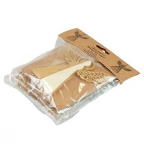 Artikel Papieren engel Kerstengel decoratie papier crème H12cm 4 st