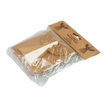 Artikel Papieren engel Kerstengel decoratiepapier wit H12cm 4 stuks