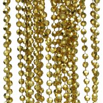 Artikel Kerstslinger kerstboomversiering ketting parels goud 9m