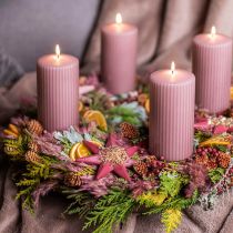Artikel Kersthanger decoratie ster om op te hangen Bordeaux 4 st
