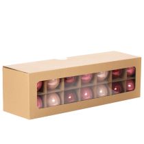 Artikel Kerstballenset, glanzende feestelijke decoratie, 6 cm, 24 stuks