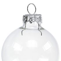Artikel Kerstbol glas Ø4cm helder 24 st