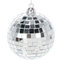 Artikel Kerstbaldecoratie, spiegelende bal om op te hangen, 7 cm, 6 stuks