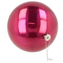 Artikel Kerstbal kunststof grote kerstboombal roze Ø14cm