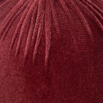 Artikel Kerstbal, rood fluweelachtig, om op te hangen, 15 cm, 3 stuks