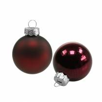 Artikel Kerstbal Ø4cm granaatappel assorti 24 stuks boomversieringen