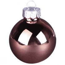 Artikel Kerstballen abrikozenmix boomballen glas Ø4cm 24 st