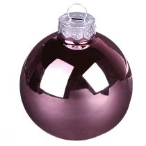 Artikel Kerstballen abrikozenmix boomballen glas Ø4cm 24 st