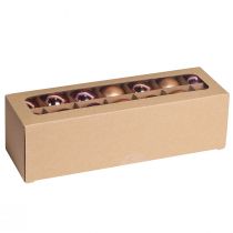 Artikel Kerstballen abrikozenmix boomballen glas Ø4cm 24 st