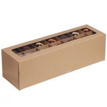 Artikel Kerstballen goudbruin boomballen glas Ø6cm 24 st