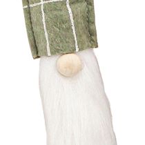 Artikel Kerstman op een stokje Kerstkabouter groen 57cm 4 stuks