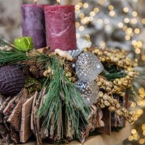 Artikel Kerstdecoratie glasdecoratie ui helder ruit Ø5,5cm 9 st