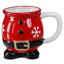Artikel Kerstbeker keramiek beker Kerstman 10,5cm 2st