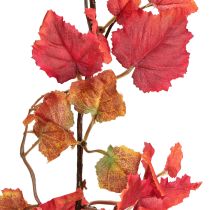 Artikel Wijnbladeren guirlande kunst herfstdecoratie rood 200cm