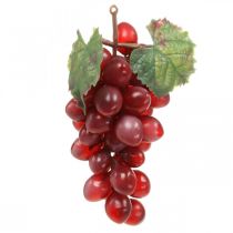 Decoratieve druiven rood Kunstdruiven decoratief fruit 15cm