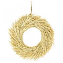 Natuurlijke krans, tarwekrans, tarwekrans, graankrans 30cm