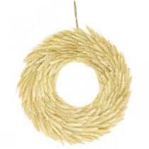 Natuurlijke krans, tarwekrans, tarwekrans, graankrans 37cm