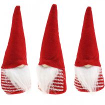 Artikel Deco elf, Kerstdecoratie, Advent H17cm B6cm 3st