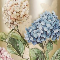 Artikel Glazen theelichthouder met bloemenmotief voor harmonieuze woonmomenten, 18 cm