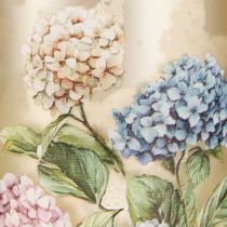 Artikel Decoratieve glazen lantaarn met bloemenmotief voor stijlvolle woonaccessoires, 8 cm, 4 stuks.