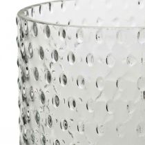 Artikel Bloemenvaas, glazen vaas, kaarsglas, glazen lantaarn Ø11,5cm H23,5cm