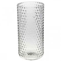 Artikel Bloemenvaas, glazen vaas, kaarsglas, glazen lantaarn Ø11,5cm H23,5cm