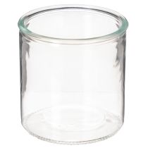 Artikel Glazen cilindervaas, transparant, veelzijdig, 10 cm, 3 stuks