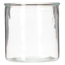 Artikel Glazen cilindervaas, transparant, veelzijdig, 10 cm, 3 stuks