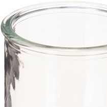 Artikel Ronde glazen theelichthouder, helder glas, 8 cm, 3 stuks