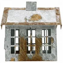 Artikel Lichthaus theelichthouder Metalen theelichthuisje H14.5cm