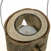 Artikel Theelichthouder om op te hangen Theelichthouder hout 7,5cm 2st