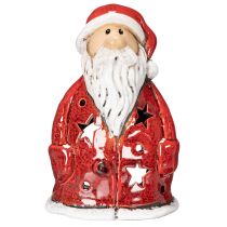 Artikel Decoratief kerstmanfiguurtje als theelichthouder met sterren, tafeldecoratie, 15 cm