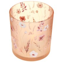 Artikel Elegante kaarsenhouder met een verfijnd bloemenmotief voor een harmonieuze kamerinrichting, 8 cm, 4 stuks
