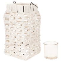 Artikel Hangende lantaarn, zomerdecoratie, macramé H35,5cm B19cm