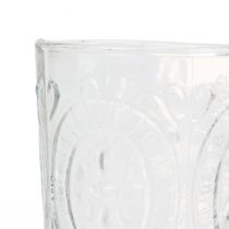 Artikel Lantaarn glas kaars glas theelichthouder glas Ø7,5cm H10cm