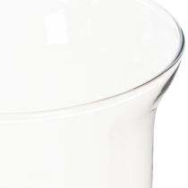 Artikel Glazen kaarsenhouder/vaas voor een sfeervol interieur met klassieke elegantie, 25 cm