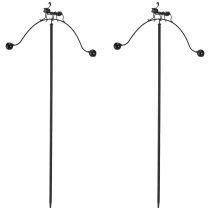 Artikel Windgong mier decoratie tuinpaal metaal 66cm 2st