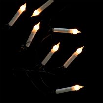 Windvlaag lichtketting voor binnen 16er 6m warm wit
