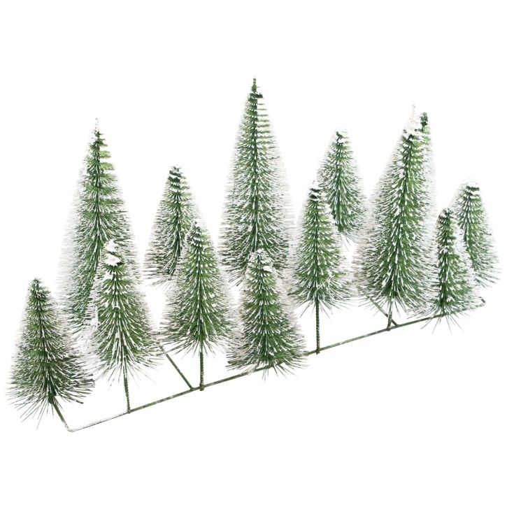 Winter bosdecoratie winterdecoratie tafeldecoratie Kerstmis 46×15cm