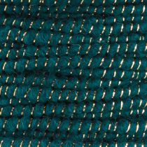 Artikel Woldraad met draadviltkoord wollen koord turquoise goud Ø5mm 33m