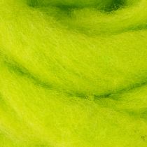 Artikel Groene zachte viltwol voor decoratie en creatieve projecten 200 cm