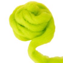 Artikel Groene zachte viltwol voor decoratie en creatieve projecten 200 cm