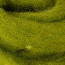 Artikel Wollen lont Zachte viltwol voor decoratieve ontwerpen en seizoensarrangementen 2m Groen
