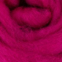Artikel Wollen lont Zachte viltwol voor decoratieve ontwerpen en seizoensarrangementen 2m Roze