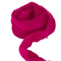 Artikel Wollen lont Zachte viltwol voor decoratieve ontwerpen en seizoensarrangementen 2m Roze