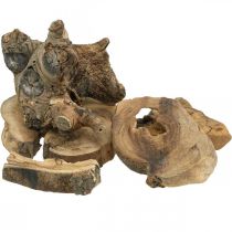 Wortelhout decohout stukjes hout strooidecoratie 3-10cm 500g
