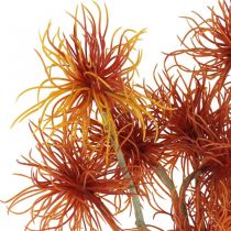 Artikel Xanthium kunstbloem herfstdecoratie oranje 6 bloemen 80cm 3st