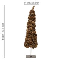 Artikel Kegelboom Kerstboomkegeldecoratie natuurlijk 14×50cm
